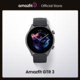 שעון חכם Amazfit GTR 3 עם עברית מלאה, עיצוב מרהיב ותכונות מתקדמות